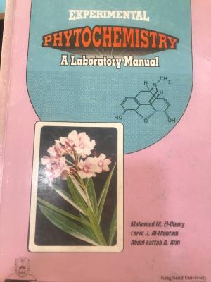 EXPERIMENTAL PHYTOCHEMISTRY A Laboratory Manual